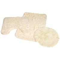 Popular Bath 3-Piece Safari Rug Set, 'Viking Beige'