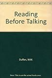 Reading before talking : a father's programme of home teaching