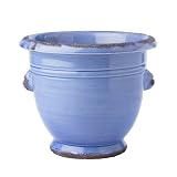 French Trocadero Collection Pacific Blue Lion Head Cachepot