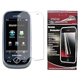Screen Protector for Samsung R710 Suede LCD Protectors Film with Microfiber Cleaning Cloth + ImagiTouch Brand Stylus Pen (Silver)