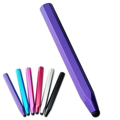 First2savvv AluPen luxury purple stylus pen for HTC Flyer (PM0105)