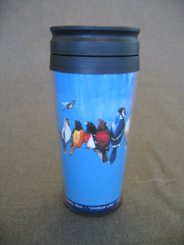 Songbird Essentials - Thermal Mug Chorus Line - Perfect Gift, 16oz, Screw on Cover, Spill Resistant Slide Closure