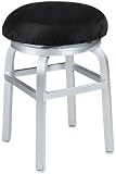Melanie Vanity Swivel Stool With Upholstered Seat