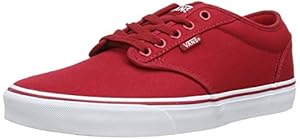 Vans Men's Atwood (Canvas) Red/White Skate Shoe 8 Men US