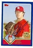 Dan Haren Autographed/Hand Signed Baseball Card 2003 Topps Traded #T234 (St. Louis Cardinals - Los A