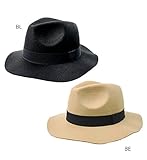 Kids Foret キッズフォーレ ポリフェルトつば広中折れハット 56cm BE