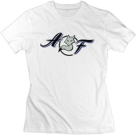 Arctic Fox Shop668 Women's Round-Neck Organic Cotton Arctic Fox Tshirt Comfortable Brand New