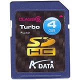 A-Data 4GB Turbo SDHC Memory Card