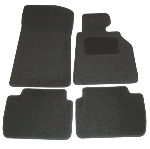BMW Tailored Car Floor Mats in Black Carpet - BMW 3 Series E46