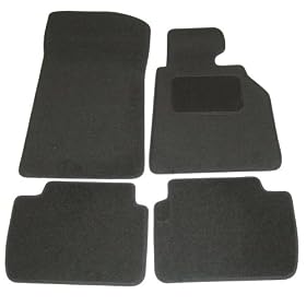 BMW Tailored Car Floor Mats in Black Carpet - BMW 3 Series E46
