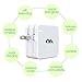 Sunmy Universal High Gain 300Mpbs WiFi Router Range Extender Wireless Signal Booster Repeater Bridge AP with Ethernet Port for PC Desktop