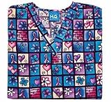 Scrub Top - Cherokee Uniforms HQ Love and Courage Pink Ribbon (XS-5X)
