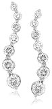 14k Choice of White or Yellow Gold Diamond Journey Earrings (1 1/2 cttw, H-I Color, I1 Clarity)