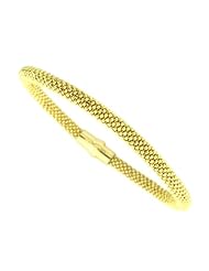Yellow Gold Plated Mesh Bracelet - 7.5 Inch