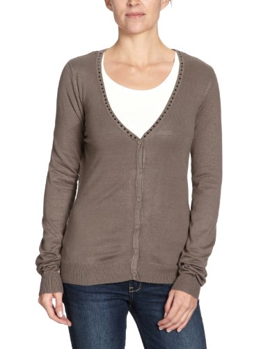 VERO MODA Damen Strickjacke 10071714, Gr. 38 (M), Beige (HEMP SAND) Preisvergleich