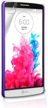 Yousave Accessories LG G3 Case Purple Hard Hybrid Cover With Stylus Pen
