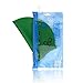 Cool Fully Waterproof Adult Swimming Cap That Doesn't Leak & Keeps Short Hair Dry Best for Men (Male) and Women (Ladies) - 100% Soft Silicone Material - Lifetime Warranty! (Green)