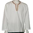 Mens Embroidered Kurta Casual Cotton Shirt India Size L Chest 42 inches (gsk457)