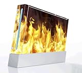 Furious Fire Decorative Protector Skin Decal Sticker for Nintendo Wii Conso ....