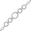 Sterling Silver 1/3 ct. Diamond Tennis Bracelet