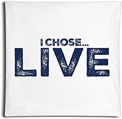 KF26 Cool I Chose Live Throw Pillow Shell One Side 45*45 CMS Square