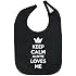 Mashed Clothing Unisex-Baby Keep Calm Auntie Loves Me Cotton Baby Bib