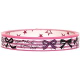 pink and white striped Deco Tape with ribbons