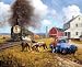 Farm by the Line 300 pc. Puzzle by FX Schmid