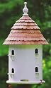 Birdhouse - Lazy Hill (White) (28" high x 16" dia)