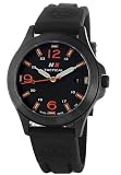 H3 Tactical Men's H3.602233.09 COLORS Black Ion-Plated Stainless Steel Watch