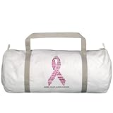 Gym Bag Cancer Pink Ribbon Support Breast Cancer Awareness