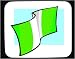 Decorated Mouse Pad with International, Nigeria, 