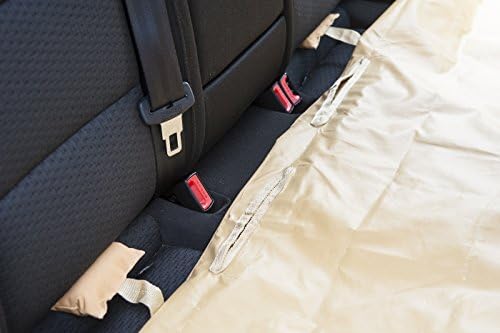 Dog Seat Cover With and Seat Anchors - Ideal for Cars Trucks and SUVs - Protects Your Car Back Seat From Dirt and Pet Hair - Easy to Install| 100% No Hassel Satisfaction Guarantee.
