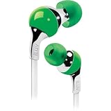 iLuv iEP313GRN Ergonomic and Comfort Flat-Wire Earphones (Green)