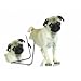 Pug Dog Mouse Pad & Coaster Set