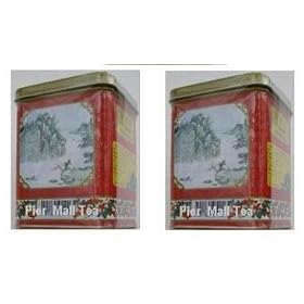 China Black Tea Sampler (Lychee Black Tea, Rose Black Tea) Loose Tea - 16 Oz