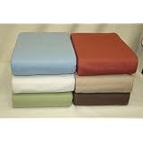 All Seasons Collection Cotton Full Queen Blanket, Chocolate by 