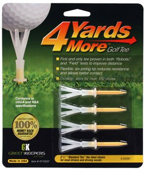 4 Yards More Golf Tees 2.75