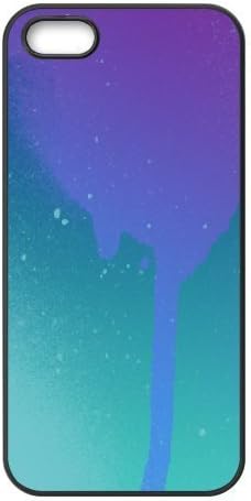 iPhone 5,5S Case Paint Splatter iTunes Gift Card Inspired V4, Protective Cute Splatter Sexyass, {Black}