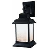 Heath/Zenith SL-4540-BK 180-Degree Motion-Activated LED Decorative Lantern, Black
