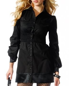 bebe.com : Cotton Poplin Shirt Dress :  dresses cotton poplin shirt dress