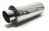 Zoom Produkt-Bild: Universal Endtopf Muffler &Oslash; 90mm schr&auml;g + SILENCER