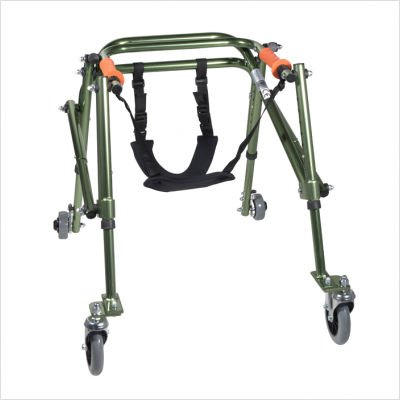 Drive Medical Nimbo Rehab Lightweight Posterior Posture Walker, Midnight Blue, Youth Adult