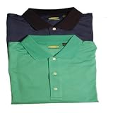 Greg Norman Big & Tall Play Dry Jacquard Polo Shirt