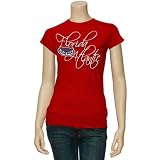 NCAA Florida Atlantic University Owls Red Ladies Script T-shirt