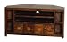 Mango Dark Wood Dakota Corner Lcdplasma Tv Video Unit Indian Living Room Furniture
