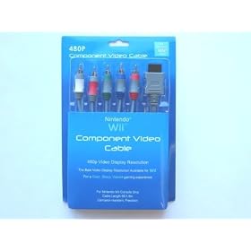 Highest Resolution Component AV Cable For Nintendo Wii