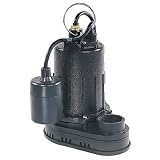 Little Giant Automatic Submersible Utility Sump Pump with Float Switch - 1920 GPH, 1/4 HP, 1 1/2in., Model# 577101