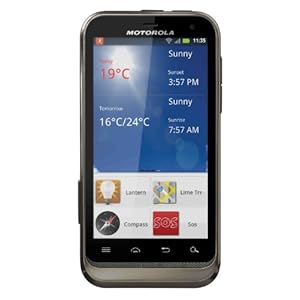 Motorola Defy XT535 Unlocked GSM Phone with Android 2.3 OS, Touchscreen, 5MP Camera, GPS, Wi-Fi, Bluetooth, FM Radio and microSD Slot - Black