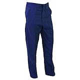 (ディッキーズ) Dickies レッドホーク 作業服パンツ ワークボトムス 作業着ズボン (ロング丈) 男性用 (36) (ブルー)